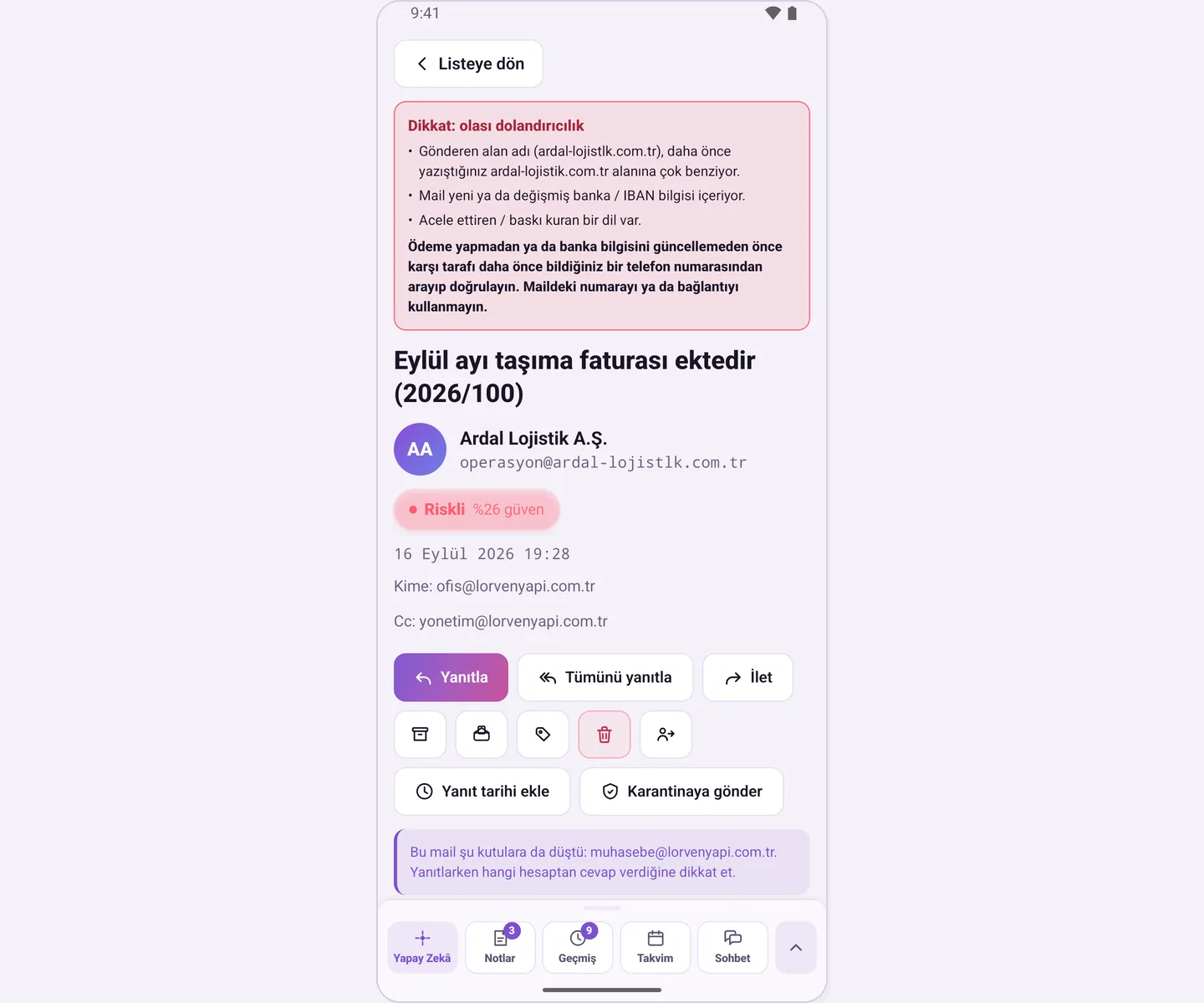 Konunun üstünde olası dolandırıcılık bandı: nedenler ve öneri